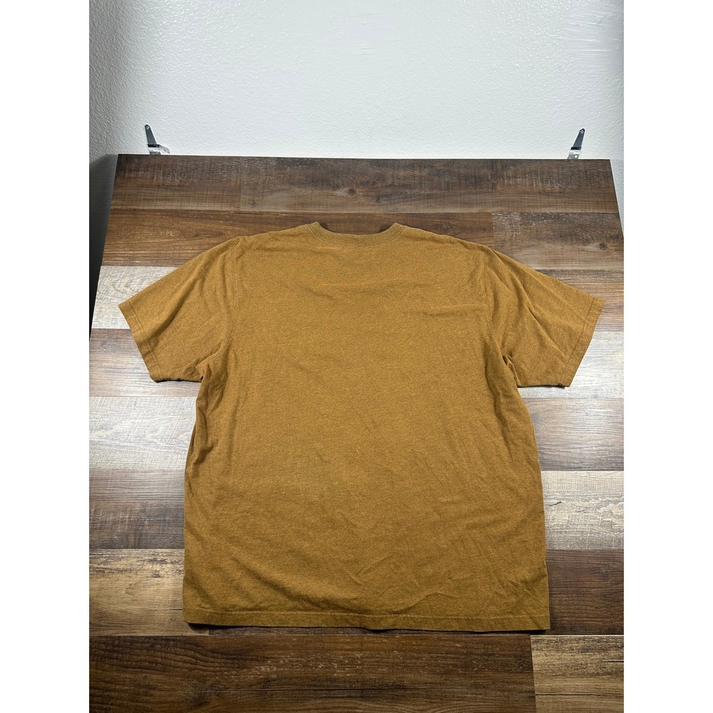 Carhartt K87 Workwear Pocket T-Shirt Mens 3XL Brown Heather Short Sleeve Tee